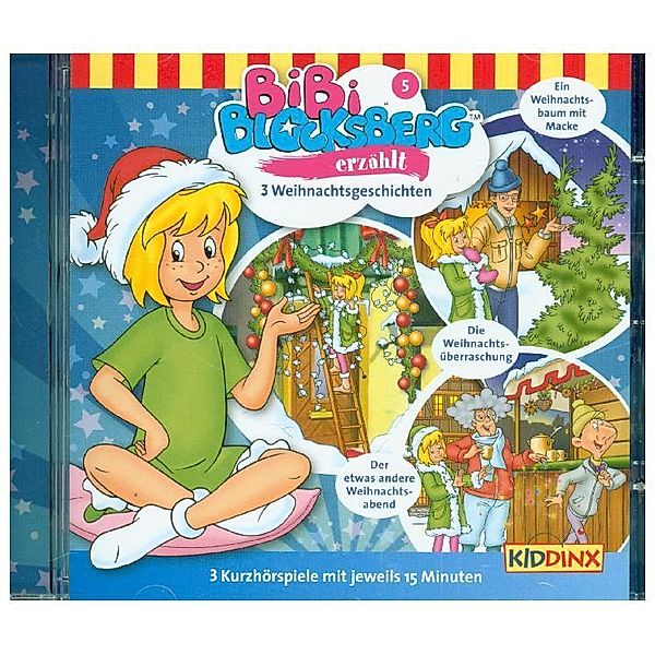 Bibi Blocksberg erzählt - 3 Weihnachtsgeschichten,1 Audio-CD, Bibi Blocksberg
