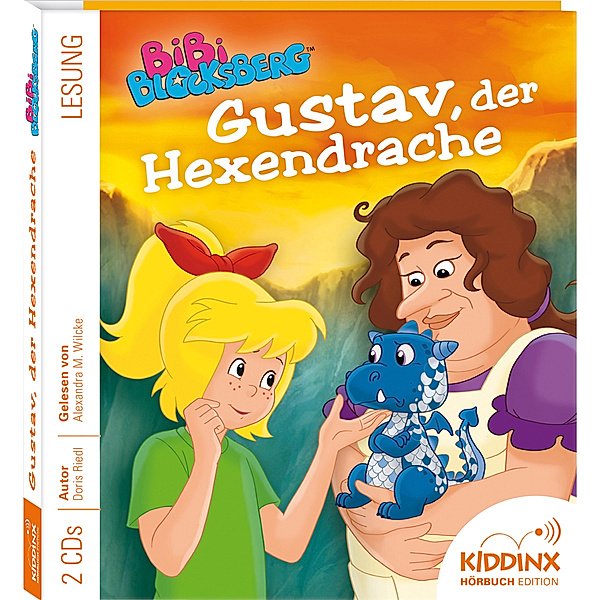 Bibi Blocksberg - Gustav, der Hexendrache, 2 Audio-CD, Doris Riedl