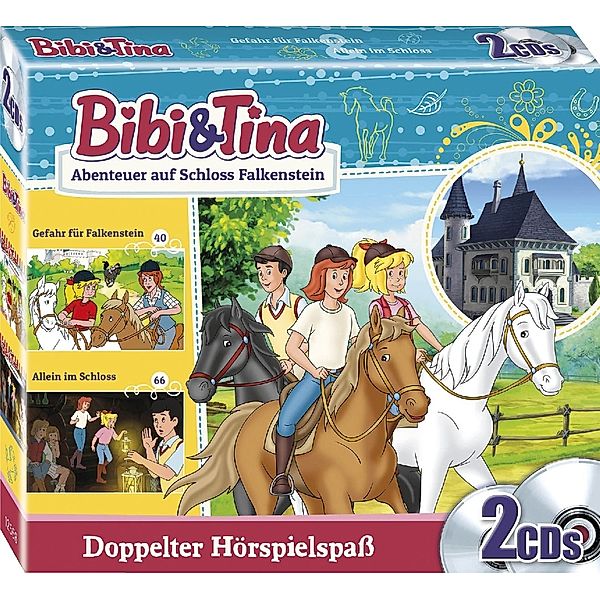 Bibi & Tina - Abenteuer auf Schloss Falkenstein,2 Audio-CDs, Bibi & Tina