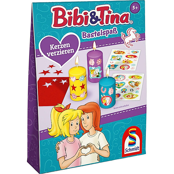 SCHMIDT SPIELE Bibi & Tina, Bastelspaß, Kerzen verzieren