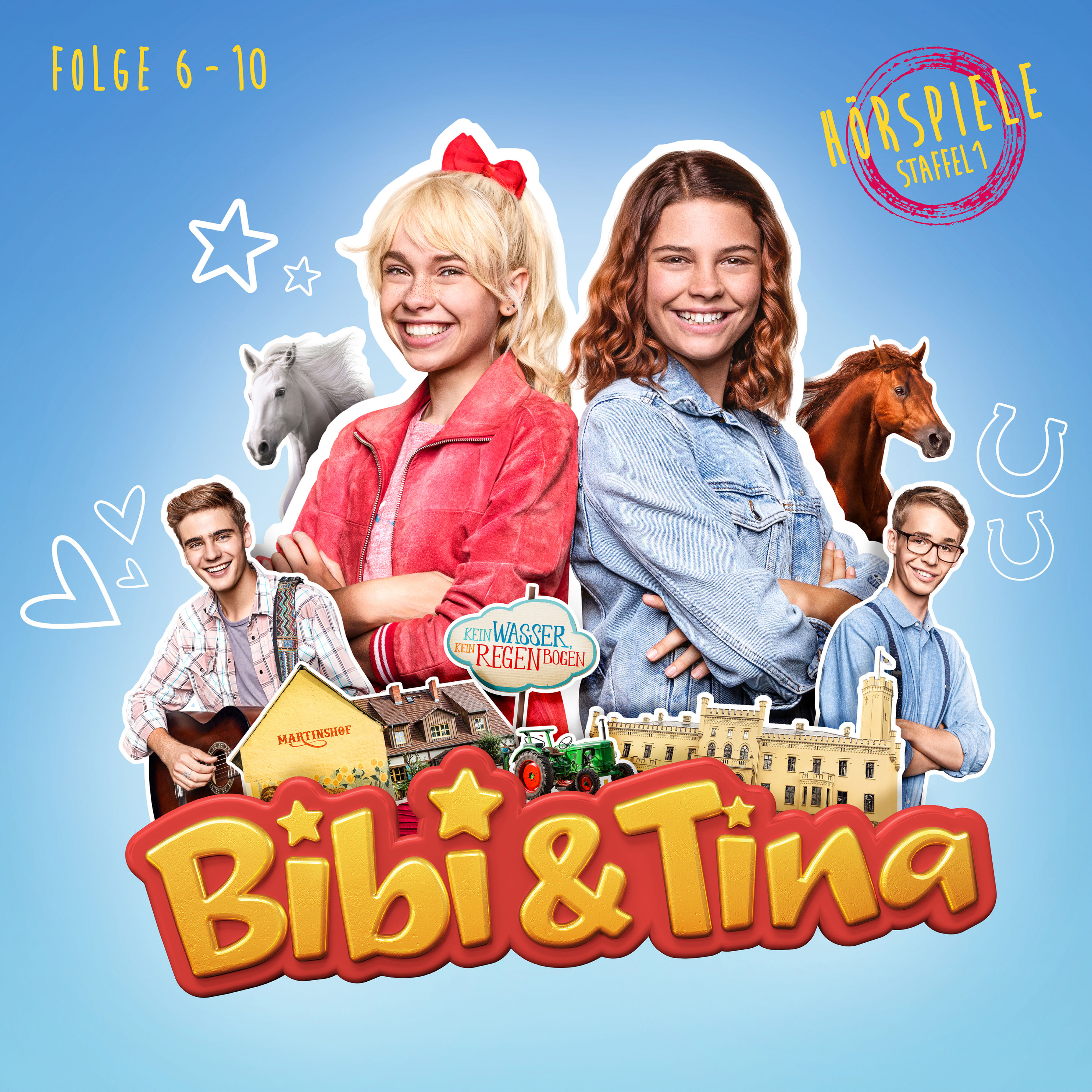 Bibi & Tina: Bibi & Tina - Hörspiele zur Serie Staffel 1, Episode 6-10  Hörbuch Download