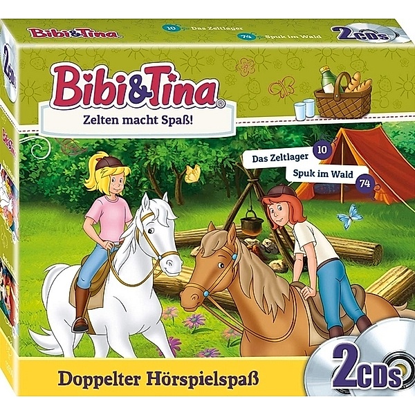 Bibi & Tina - Bibi & Tina - Zelten macht Spaß!,2 Audio-CDs, Bibi & Tina