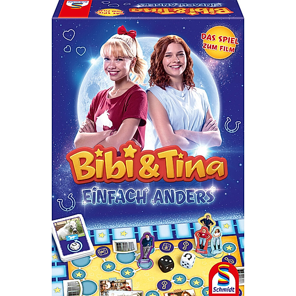 SCHMIDT SPIELE Bibi & Tina, Einfach anders, Das Spiel zum Film (Kinderspiele)