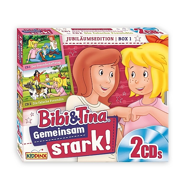Bibi & Tina - Jubiläumsedition Box - Gemeinsam stark!, 2 Audio-CD, Bibi & Tina