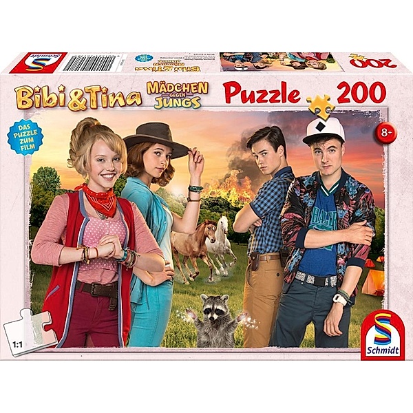 Bibi & Tina, Mädchen gegen Jungs (Kinderpuzzle)