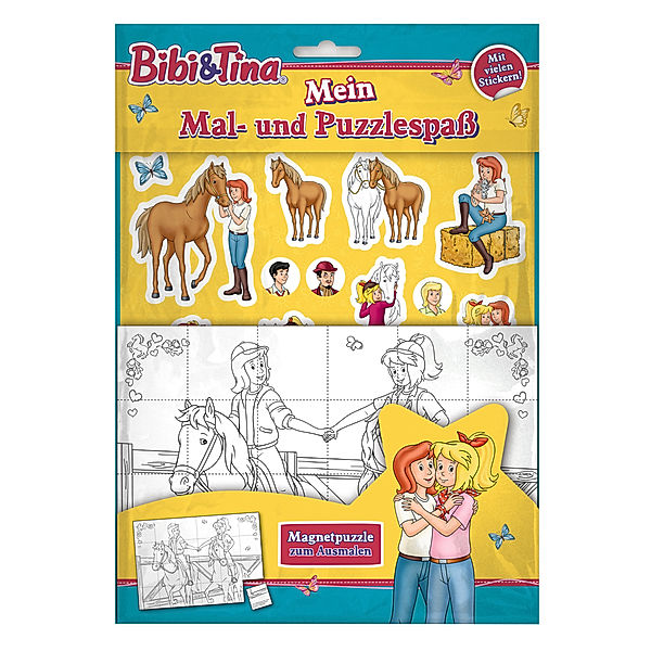 Bibi & Tina: Mein Mal- und Puzzlespass, Panini