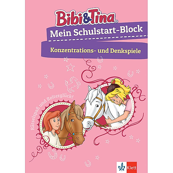 Bibi & Tina - Mein Schulstart-Block - Konzentrations- und Denkspiele