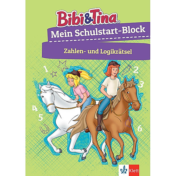 Bibi & Tina: Mein Schulstart-Block Zahlen- und Logikrätsel