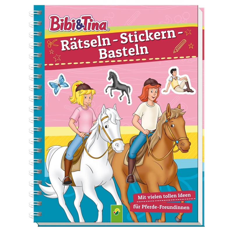 Bibi & Tina - Rätseln - Stickern - Basteln