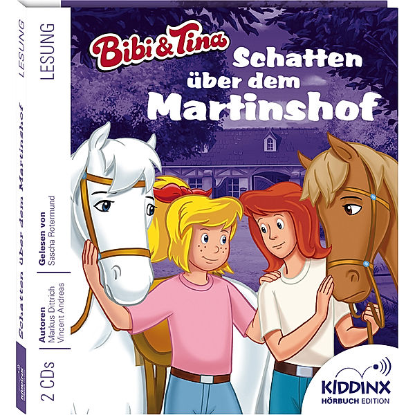 Bibi & Tina, Schatten über dem Martinshof, 2 Audio-CDs, 2 Audio-CD, Markus Dittrich, Vincent Andreas
