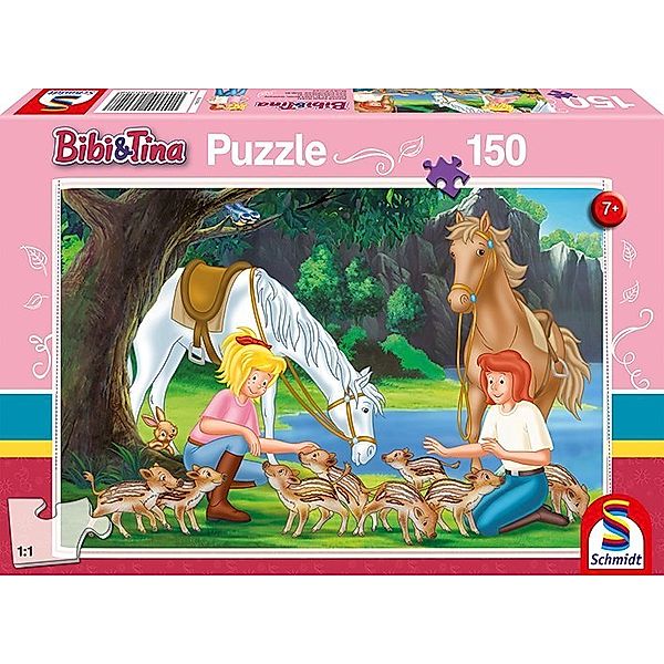 SCHMIDT SPIELE Bibi und Tina, Am Steinbruch (Kinderpuzzle)