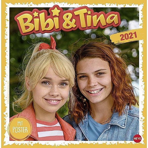 Bibi und Tina Die Serie Broschurkalender 2021, Heye