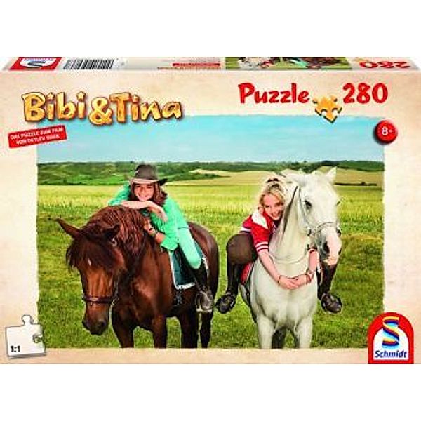 Bibi und Tina (Kinderpuzzle), Bibi, Tina, Amadeus und Sabrina