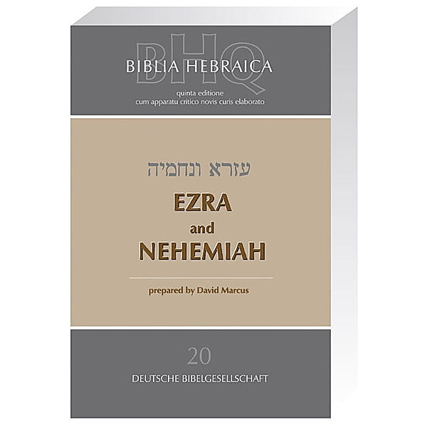 Biblia Hebraica Quinta (BHQ), Ezra and Nehemia