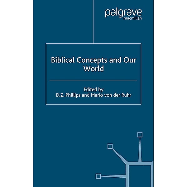 Biblical Concepts and our World / Claremont Studies in the Philosophy of Religion