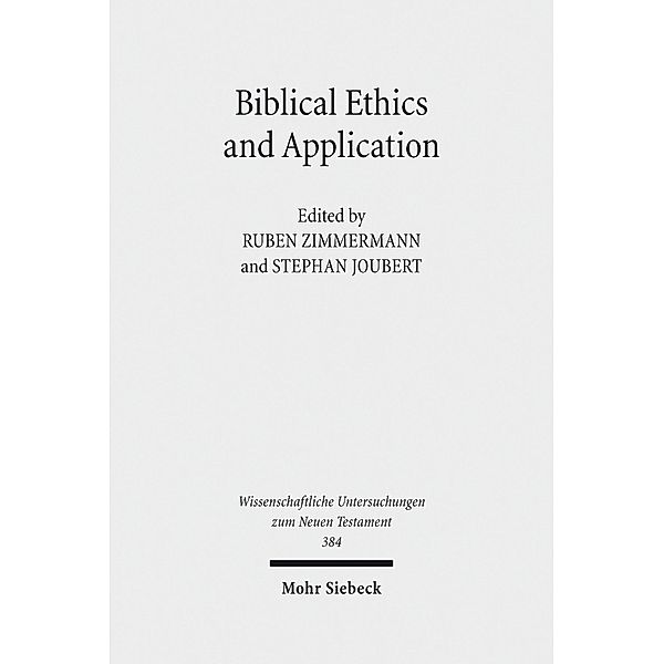 Biblical Ethics and Application