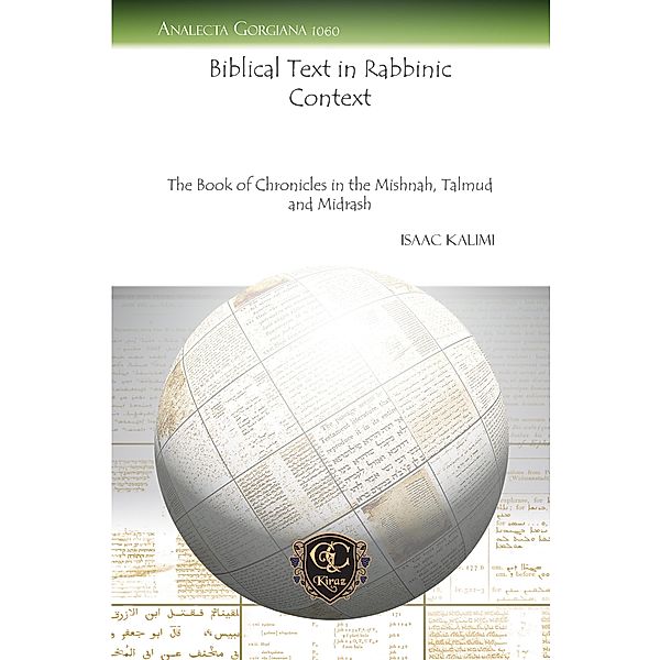 Biblical Text in Rabbinic Context, Isaac Kalimi