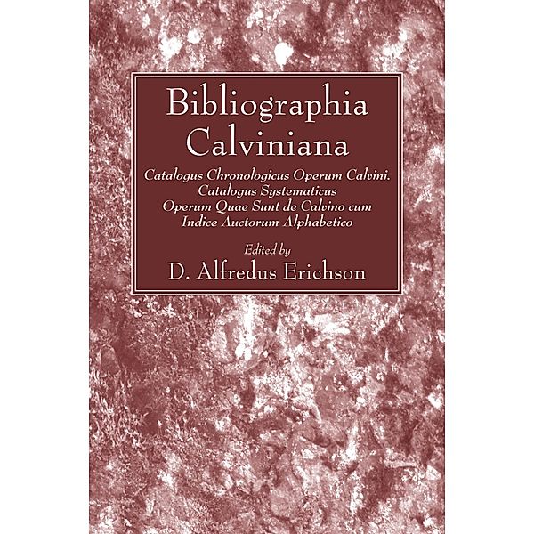 Bibliographia Calviniana