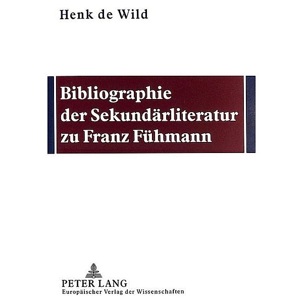 Bibliographie der Sekundärliteratur zu Christa Wolf, Henk C. de Wild