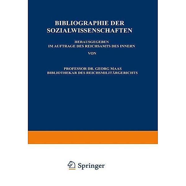 Bibliographie der Sozialwissenschaften, Otto Waldschütz