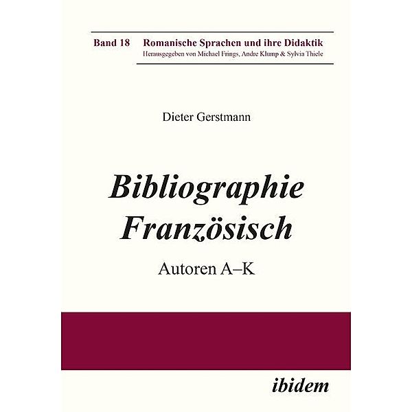 Bibliographie Französisch, Dieter Gerstmann