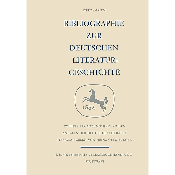 Bibliographie zur deutschen Literaturgeschichte, Otto Olzien