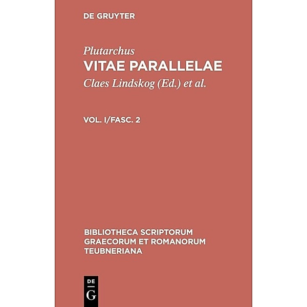 Bibliotheca scriptorum Graecorum et Romanorum Teubneriana / Vitae parallelae.Vol.1/Fasc.2, Plutarch