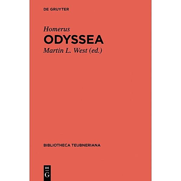 Bibliotheca scriptorum Graecorum et Romanorum Teubneriana / Odyssea, Homer