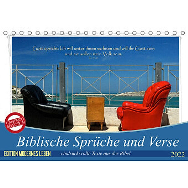 Biblische Sprüche und Verse (Tischkalender 2022 DIN A5 quer), Photograph HC Bittermann