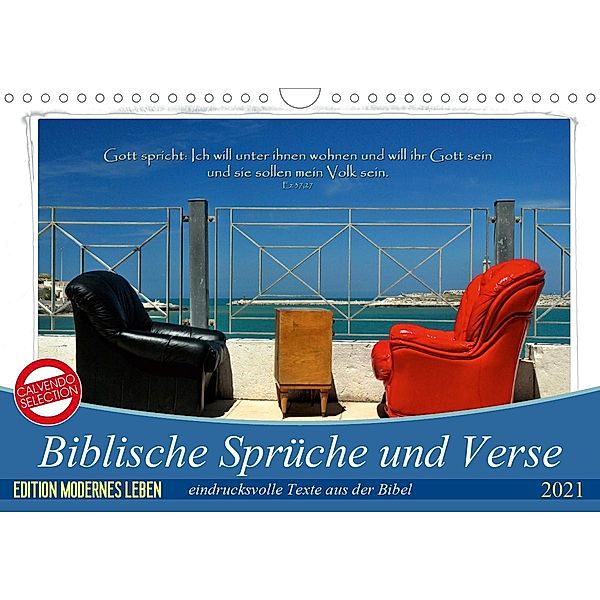 Biblische Sprüche und Verse (Wandkalender 2021 DIN A4 quer), Photograph HC Bittermann