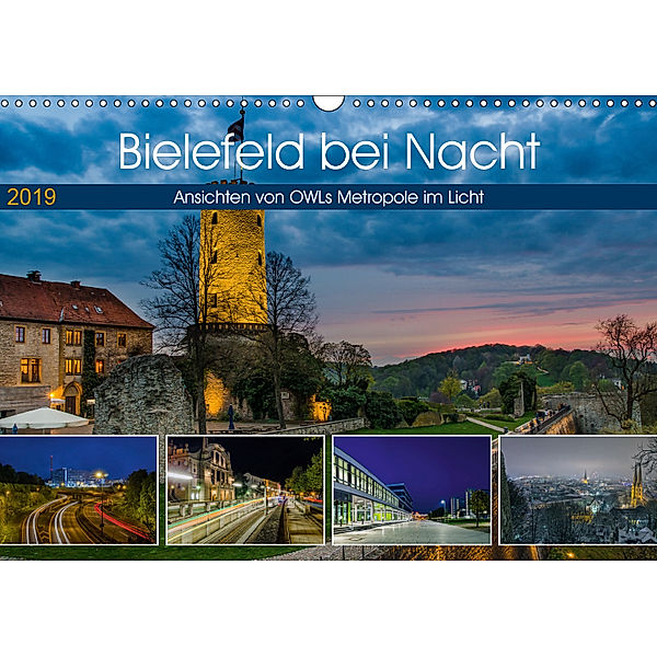 Bielefeld bei Nacht (Wandkalender 2019 DIN A3 quer), Rico Dumcke