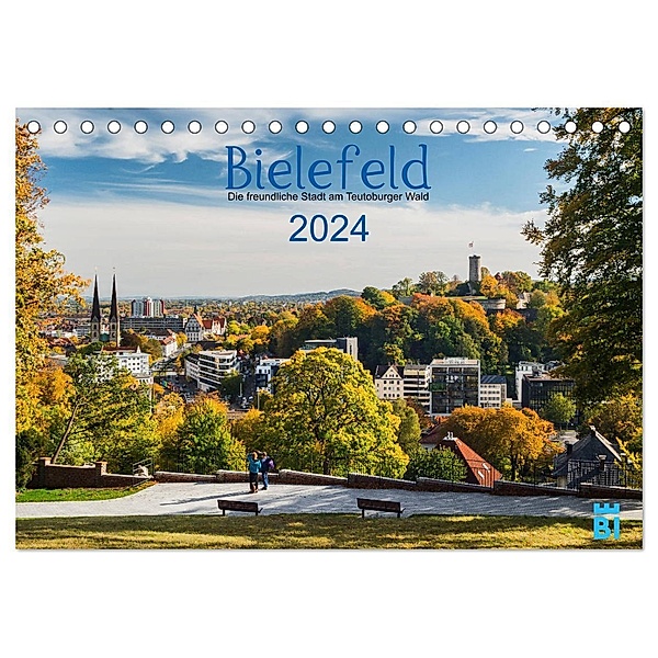 Bielefeld - Die freundliche Stadt am Teutoburger Wald (Tischkalender 2024 DIN A5 quer), CALVENDO Monatskalender, Wolf Kloss