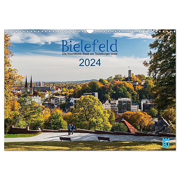 Bielefeld - Die freundliche Stadt am Teutoburger Wald (Wandkalender 2024 DIN A3 quer), CALVENDO Monatskalender, Wolf Kloss
