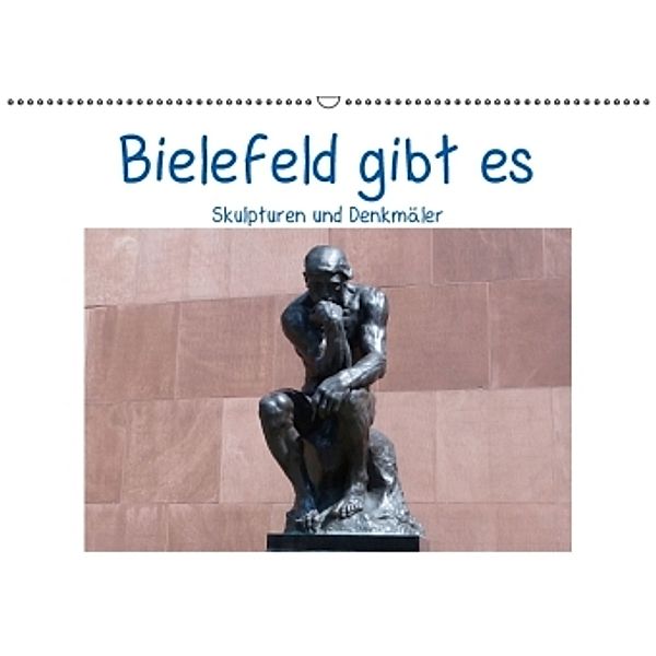 Bielefeld gibt es! Skulpturen und Denkmäler. (Wandkalender 2016 DIN A2 quer), Kurt Schwarzer