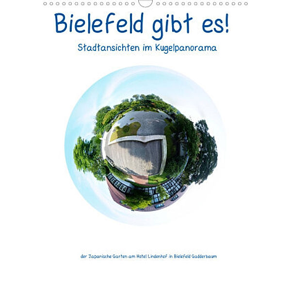 Bielefeld gibt es! Stadtansichten im Kugelpanorama (Wandkalender 2022 DIN A3 hoch), Kurt Schwarzer