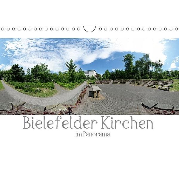 Bielefelder Kirchen im Panorama (Wandkalender 2017 DIN A4 quer), Kurt Schwarzer