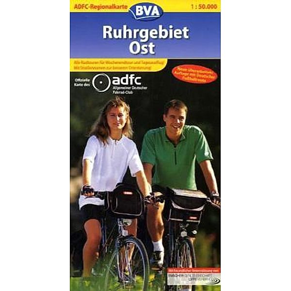 Bielefelder Radkarten / ADFC Regionalkarte Ruhrgebiet Ost