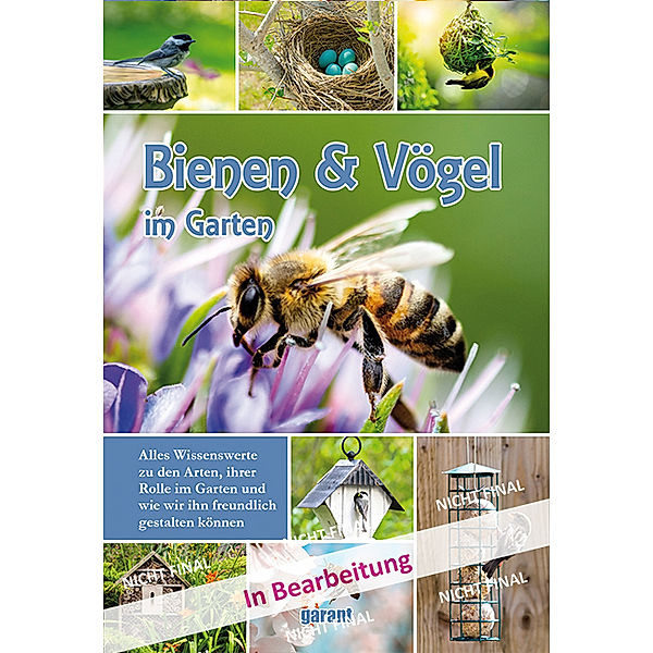 Bienen und Vögel im Garten