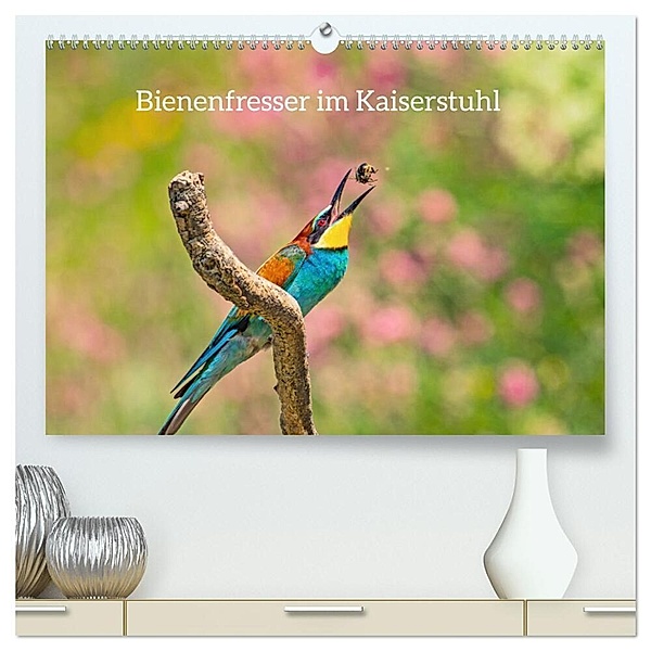 Bienenfresser im Kaiserstuhl (hochwertiger Premium Wandkalender 2024 DIN A2 quer), Kunstdruck in Hochglanz, Ruth Namuth