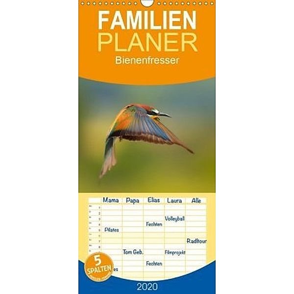 Bienenfresser, unsere farbenprächtigsten Sommergäste in Deutschland - Familienplaner hoch (Wandkalender 2020 , 21 cm x 4, Thomas Will