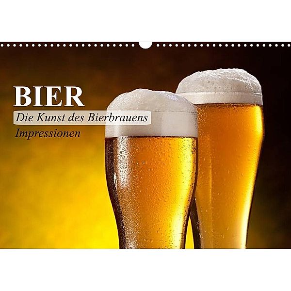 Bier. Die Kunst des Bierbrauens. Impressionen (Wandkalender 2023 DIN A3 quer), Elisabeth Stanzer
