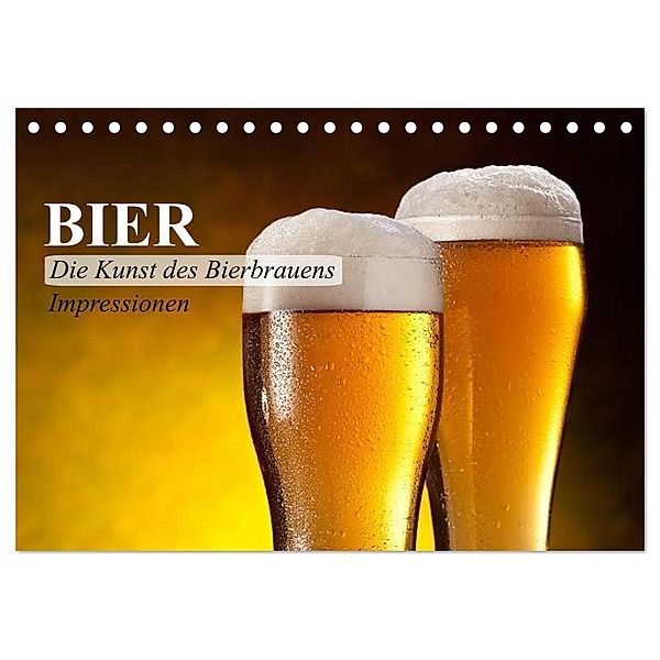 Bier. Die Kunst des Bierbrauens. Impressionen (Tischkalender 2024 DIN A5 quer), CALVENDO Monatskalender, Elisabeth Stanzer