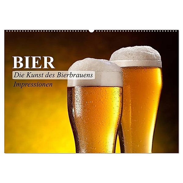 Bier. Die Kunst des Bierbrauens. Impressionen (Wandkalender 2024 DIN A2 quer), CALVENDO Monatskalender, Elisabeth Stanzer