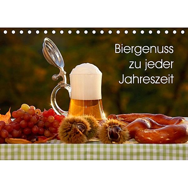 Biergenuss zu jeder Jahreszeit (Tischkalender 2021 DIN A5 quer), Anette/Thomas Jäger