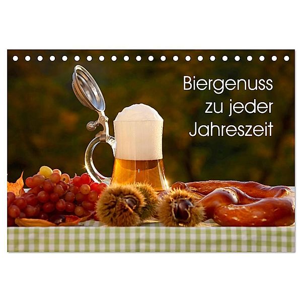 Biergenuss zu jeder Jahreszeit (Tischkalender 2025 DIN A5 quer), CALVENDO Monatskalender, Calvendo, Anette/Thomas Jäger