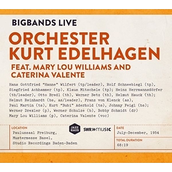 Big Bands Live, Edelhagen, Williams, Valente