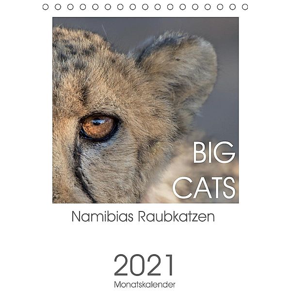 BIG CATS - Namibias Raubkatzen (Tischkalender 2021 DIN A5 hoch), Irma van der Wiel
