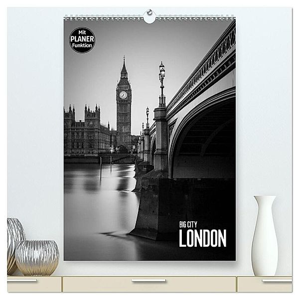 Big City London (hochwertiger Premium Wandkalender 2025 DIN A2 hoch), Kunstdruck in Hochglanz, Calvendo, Dirk Meutzner