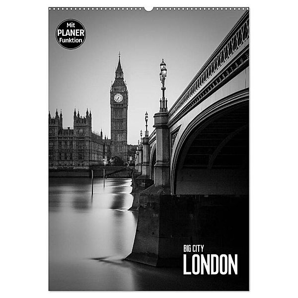 Big City London (Wandkalender 2024 DIN A2 hoch), CALVENDO Monatskalender, Dirk Meutzner