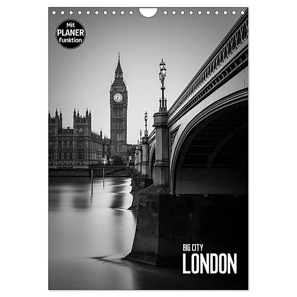 Big City London (Wandkalender 2024 DIN A4 hoch), CALVENDO Monatskalender, Dirk Meutzner